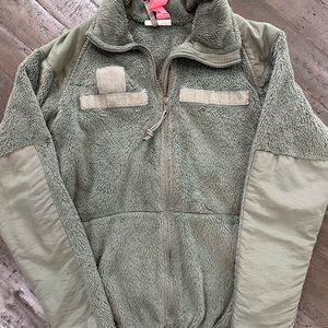 Military fleece jacket